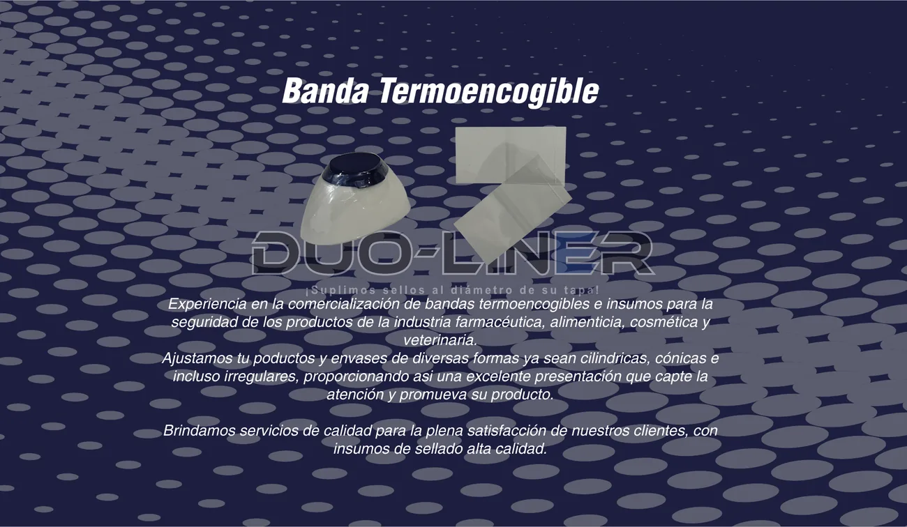 Banda termoencogible aplicada