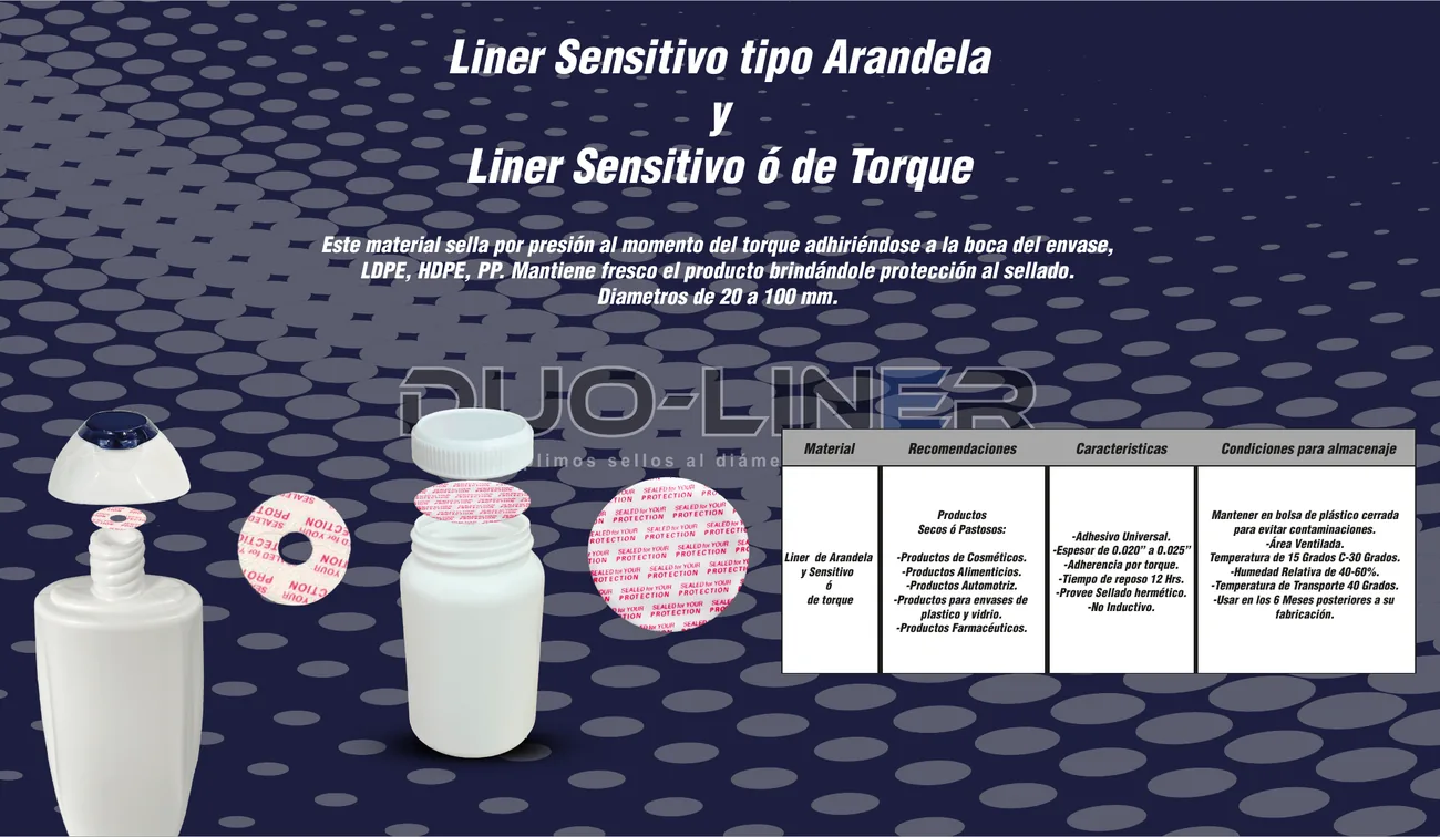 Liner sensitivo o de torque