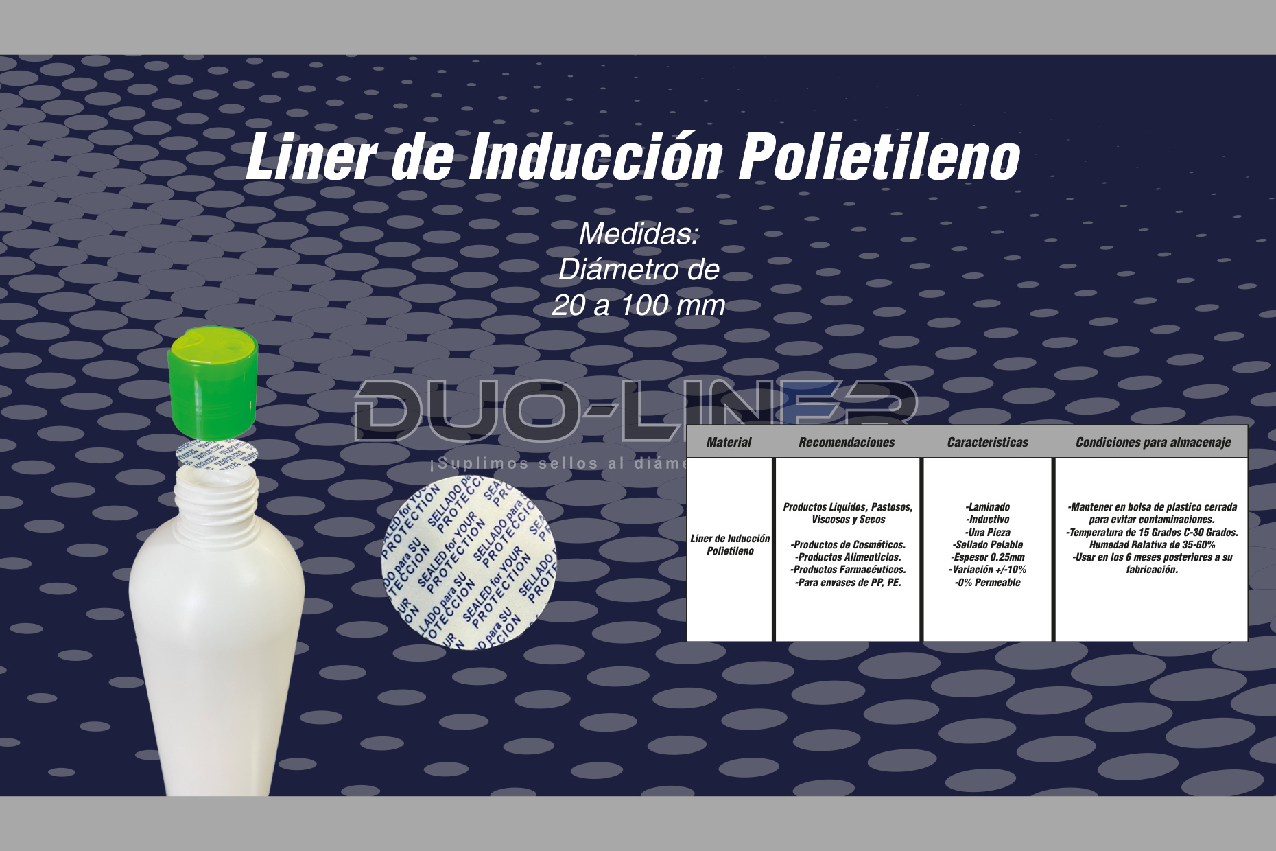 Liner de Inducción Polietileno